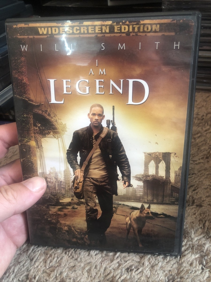 I Am Legend (DVD, 2008, Widescreen) Will Smith Zombies