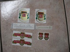 serie adesivi per bici vintage UMBERTO DEI SUPERLEGGERA