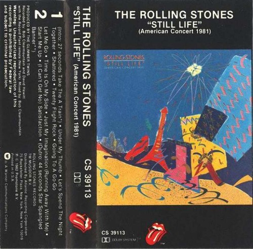 The Rolling Stones - Still Life (American Concert 1981) (Cassette) - Picture 2 of 5