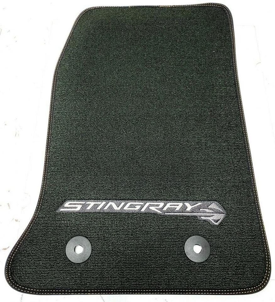 Alfombrillas negras con logotipo Kalahari Stingray 2014-2020 Chevrolet Corvette 23112197  Foto 3 de 4