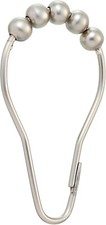 Moen SR2100BN Shower Curtain Rolling Rings, Pack of 12, Brushed Nickel Finish