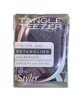 On the Go Compact Detangling Hairbrush (Smooth and Shine) Styler