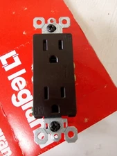 Lot of 10 Legrand Radiant Tamper Resistant Decora 15 Amp 125V, Brown. New