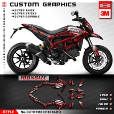 Full Graphics Custom Stickers Kit for Hypermotard Hyperstrada 821 939 2013-2018