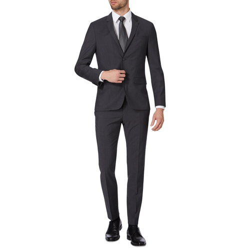 Pantalones modernos texturizados Calvin Klein Paris BM para hombre talla 33" cintura PVP £119 - Imagen 3 de 4