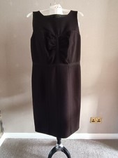 Principles by Ben De Lisi - Black Sleeveless Lined Bodycon Dress Size UK 14