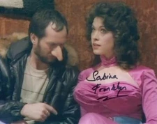SABINA FRANKLYN - Kenny Everett Televsion show- hand signed 10 x 8 photo