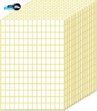 2940 Pcs White Small Price Tags Self Adhesive Labels Writable Label Stickers