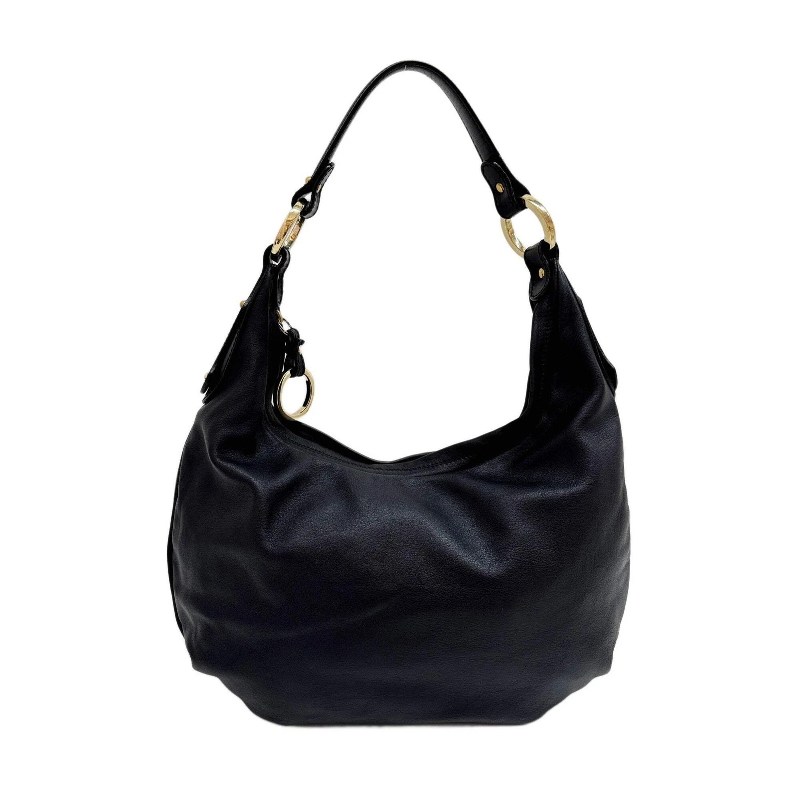 Fendi — FENDI Black Leather Shoulder Bag