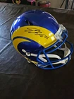 New ListingBlake Corum Signed Full Size Rams Replica Helmet Beckett Authenticated