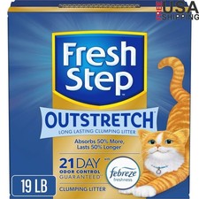 Long Lasting Clumping Cat Litter Febreze Odor Control Microgranule 19lb New 1.44 per pound