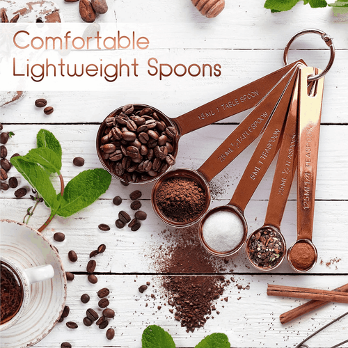 Measuring Cups and Spoons Set of 9 Stainless Steel Dry and Liquid Ingredients - Picture 3 of 7