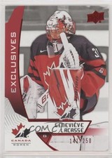 2019 Upper Deck Team Canada Juniors Exclusives 141/250 Genevieve Lacasse #61 x3l