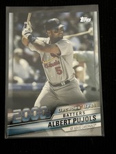 Topps 2020 Update Series Albert Pujols DB-61 Decades' Best Batters Cardinals MLB