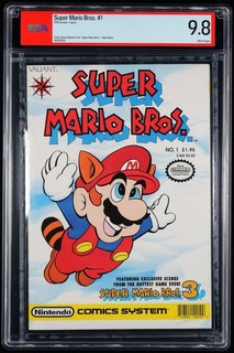 Super Mario Bros #1 PSA 9.8 Stunning Book! Rare 1990 Valiant Nintendo