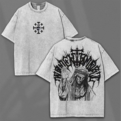 King Baldwin IV T-Shirt: Gothic Streetwear   Christian Metal Faith Based Homage