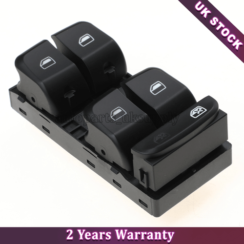 FOR AUDI A4 (B8) A5 Q5 MASTER WINDOW CONTROL SWITCH DRIVER SIDE 8K0959851D - Picture 8 of 9