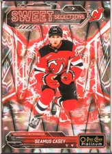 SEAMUS CASEY 2024-25 O-Pee-Chee Platinum Rookie Sweet Selections Orange Ray /15
