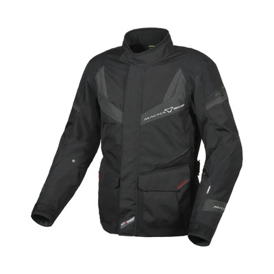 Macna Rancher Motorrad Motorrad Textiljacke schwarz / grau