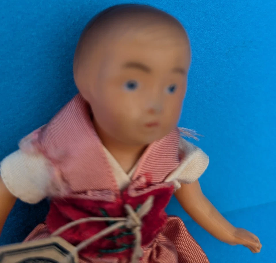 Poupée ancienne  Josette SNF en celluloïd  12 cm petite soeur de Françoise - Photo 3/4