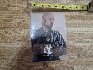 Signed Vincent Crowley Autographed Card Metalhead Box Exclusive 2022 Nocturnus