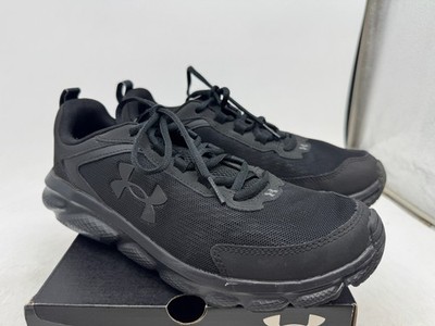 Under Armour Charged Assert 9 Athletic Sneakers Men's Black Lace-Up Low Top - 9