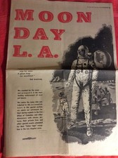 MOON DAY L. A. AUGUST 12 1969 SAN PEDRO NEWS PILOT NEIL ARMSTRONG OLDSMOBILE AD