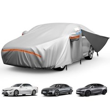 Sedan Car Cover Waterproof All Weather,Heavy Duty 8 Layers Outdoor Car Covers