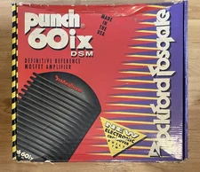 Old School Rockford Fosgate Punch 60ix DSM Power Amplifier Made In USA
