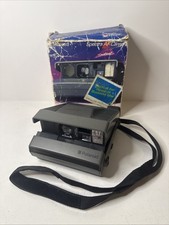 Polaroid Spectra AF Instant Camera With Box, Strap, Vintage