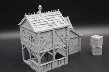Tabletop Terrain Plaster Cob House 18of19 Town City Dnd RPG wargame skirmish 28-