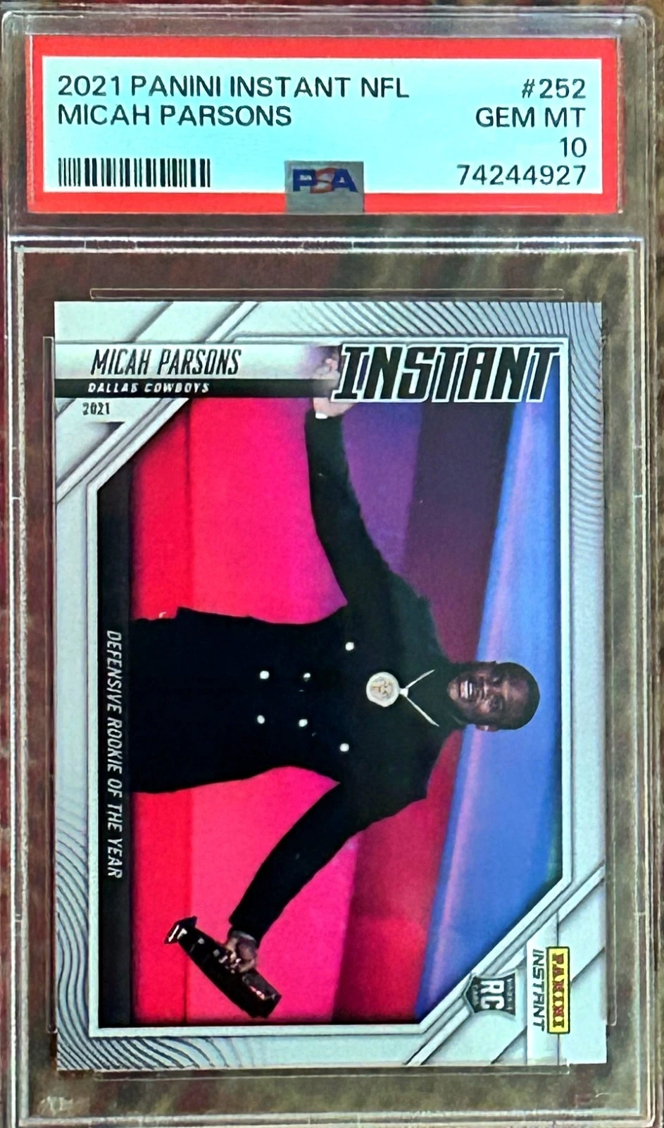 Micah Parsons Panini Instant NFL #252 Base