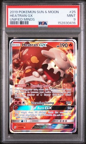 Heatran-GX graded PSA 9 for sale on eBay