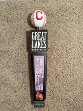 GREAT LAKES BREWING Co Cleveland Ohio Burning River Cleveland Indians Tap Handle