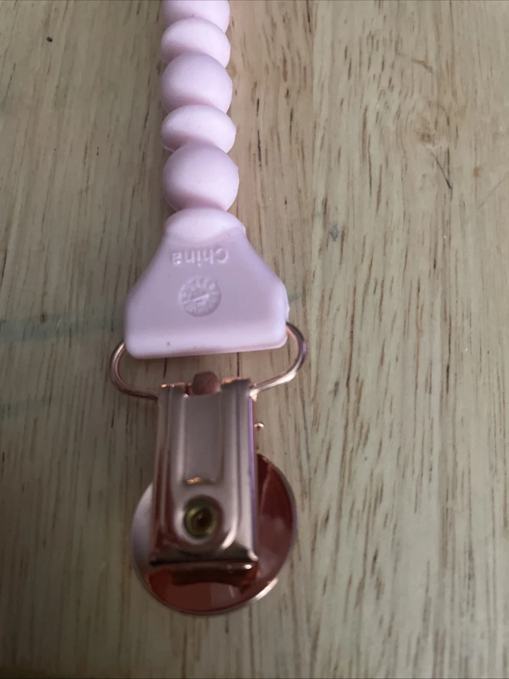Itzy Ritzy Pink Sweetie Pacifier Strap - Image 3 of 4
