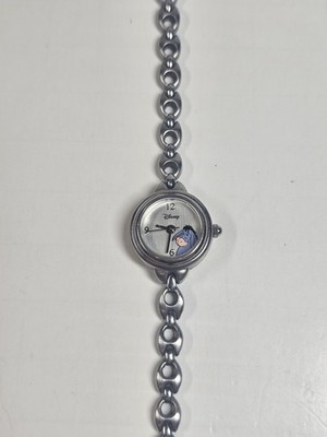 Disney Eeyore Ladies Watch Silver Tone, Steel, Fold Over Clasp, Elegant Design 