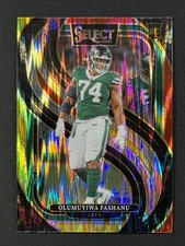 OLUMUYIWA FASHANU 2024 Select #192 Red and Yellow Shock Premier Level RC JETS