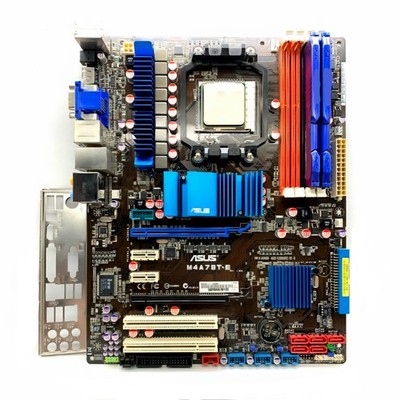 ASUS M4A78T-E AMD Gaming Motherboard, Socket AM3, W IO Backplate, Tested!