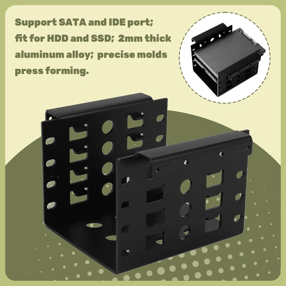 4-Bay 2.5 Inch Hard Drive Internal Mounting Adapter Bracket Aluminum Alloy6109 - Image 4 of 4