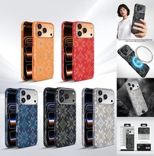 NEW Carbon Fiber Pattern Case For iPhone 17 Pro Max 16 15 Mag Safe Hard Cover