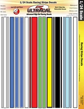 MG3404 - 1/24 Scale  High Def UltraCal Racing Stripes