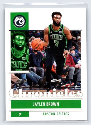 JAYLEN BROWN 2021-22 Panini Chronicles Basketball Card #26