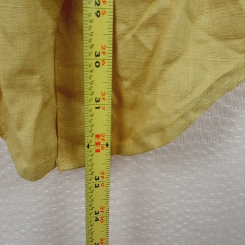 Chic Soul Women Short Sleeve Linen Cotton Shirt Button Up Sand Color Size 1X - Picture 2 of 10