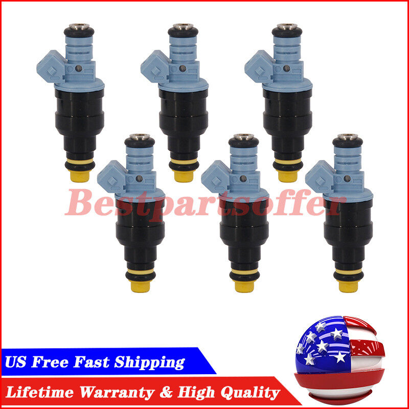 6X Fuel Injectors For 19871989 Ford E150,E250,E350 Econoline