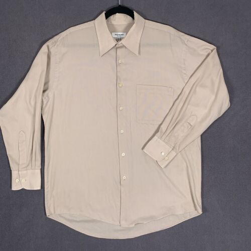 Yves Saint Laurent Shirt Mens 16 1/2 Button Up Dress Long Sleeve Old Money Y2K - Picture 3 of 17