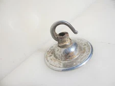 Vintage Ceiling Light Holder Hook Hanger Bracket Rose Old Lantern Antique Chrome