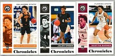 2021-22 Panini Chronicles Draft Picks Basketball Base Complete 25 Card Set 1-25