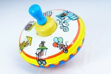 OHIO ART Vintage Top Circus Train Animals Tin Lithograph Top