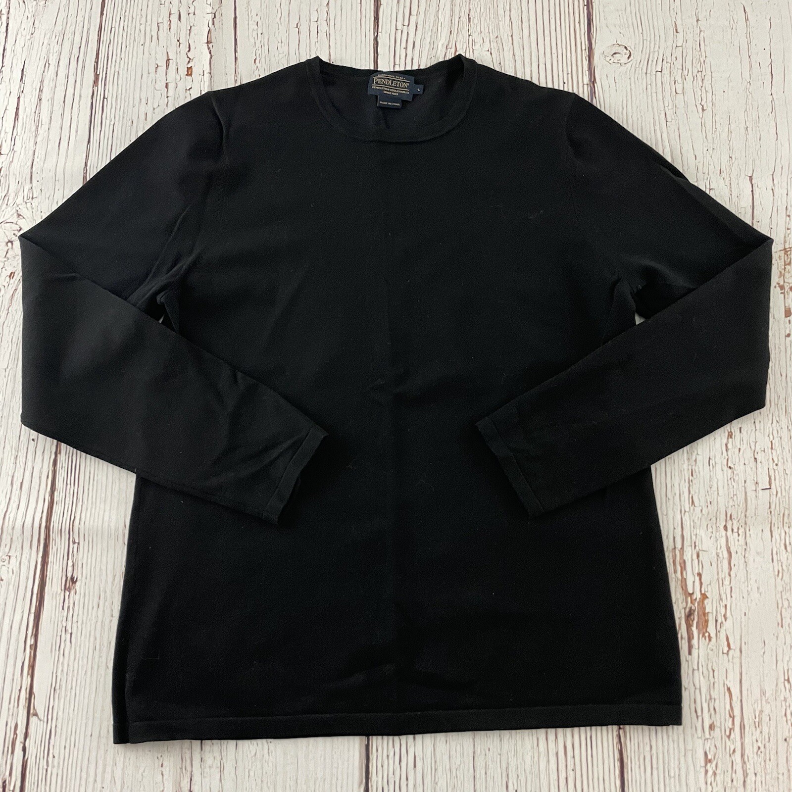 Pendleton Long Sleeve Silk Nylon Pullover Top Wom… - image 1