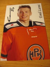 Emil Larmi - Finland - HPK - SIGNED PHOTO - de